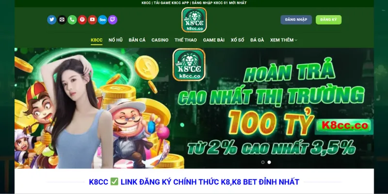 K8CC là sân chơi trực tuyến với độ minh bạch cao
